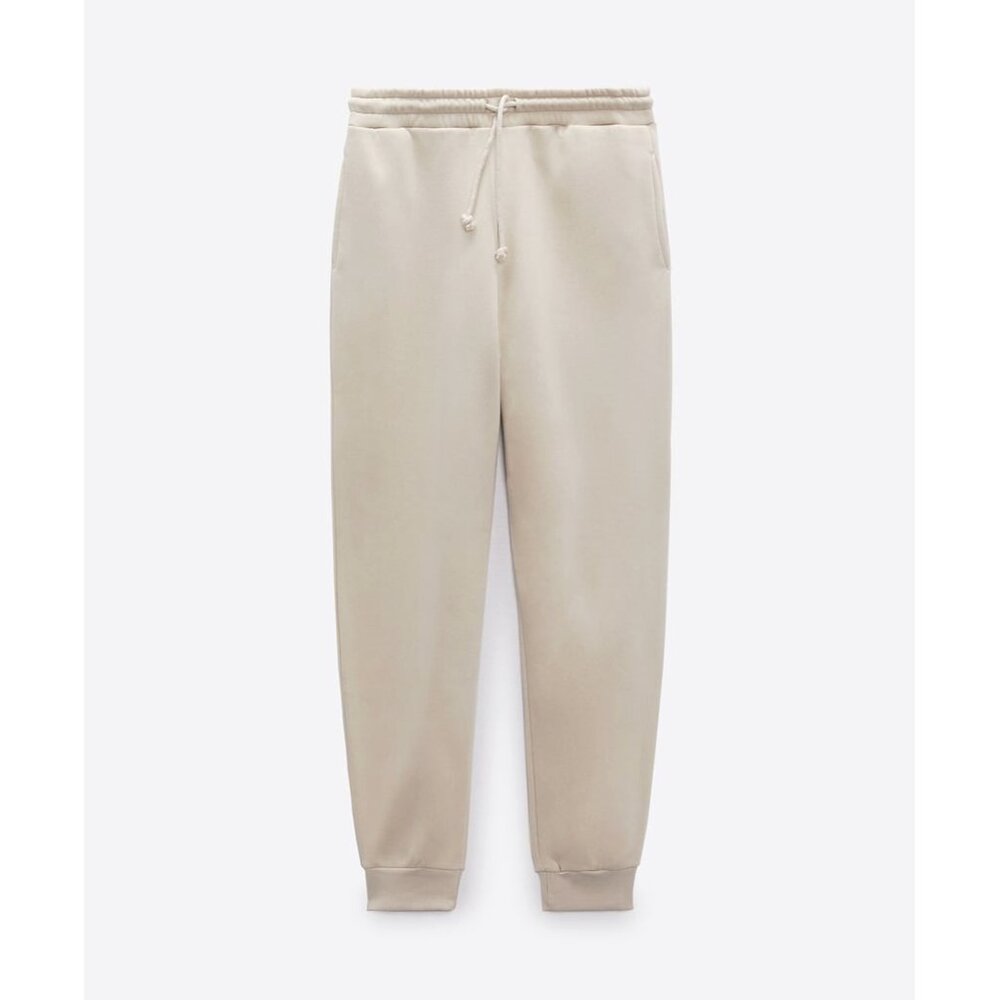 NWT Zara “sand” ecru beige trackpants, S - Picture 6 of 10